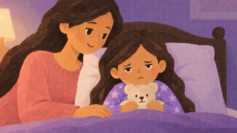 A mother and child in a scene from the Tailsiee launch video